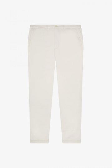 Pánské Kalhoty Fred Perry T3852 Bílé | CZ 1692FDNM